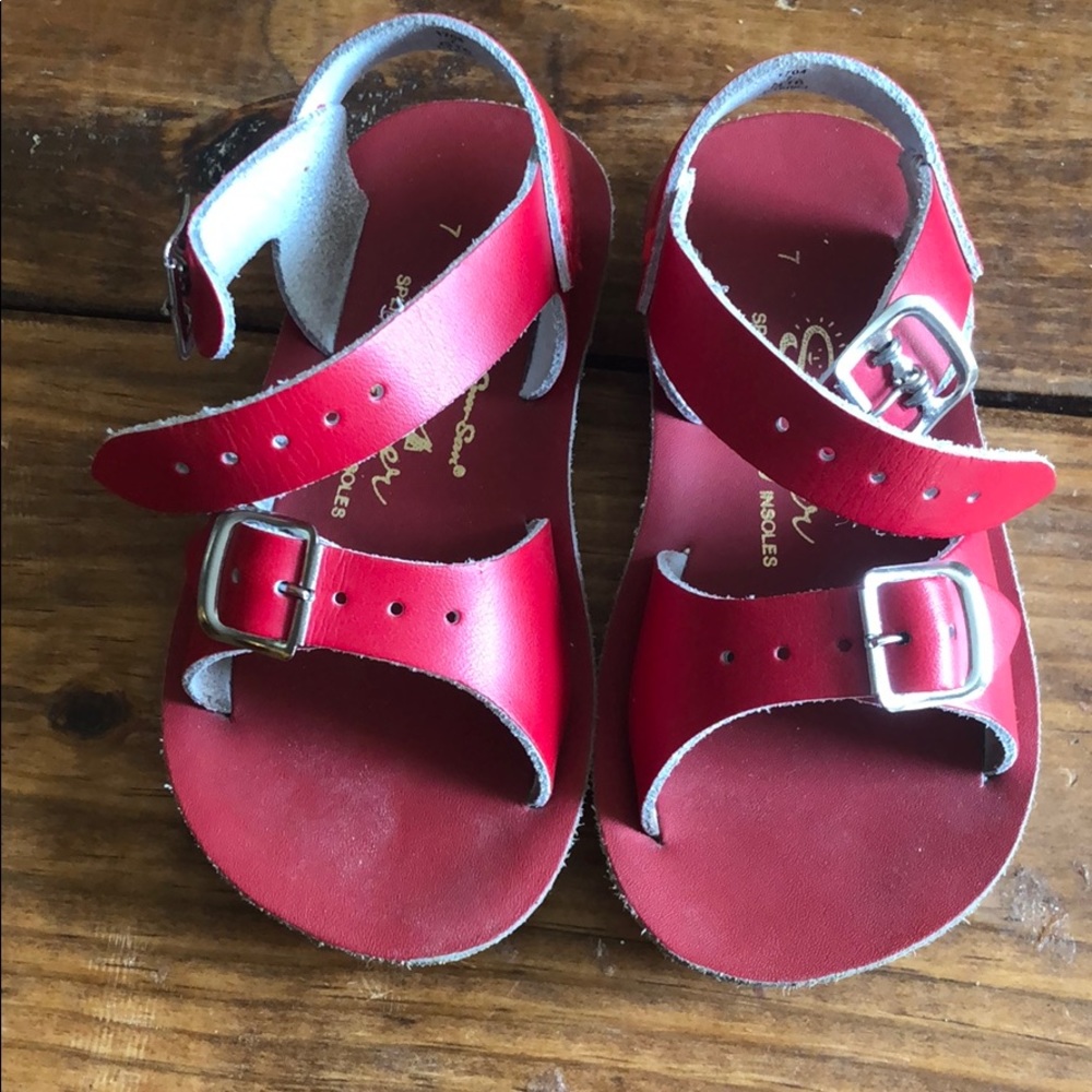 Red Saltwater Sun Sandal Toddler